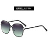 Fashionable sunglasses, metal marine glasses solar-powered stainless steel