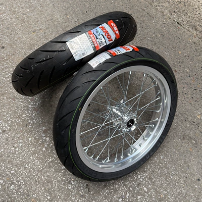 rear 140/70-17 widened semi-hot-melt NK01 – Motorcycle wheel hub