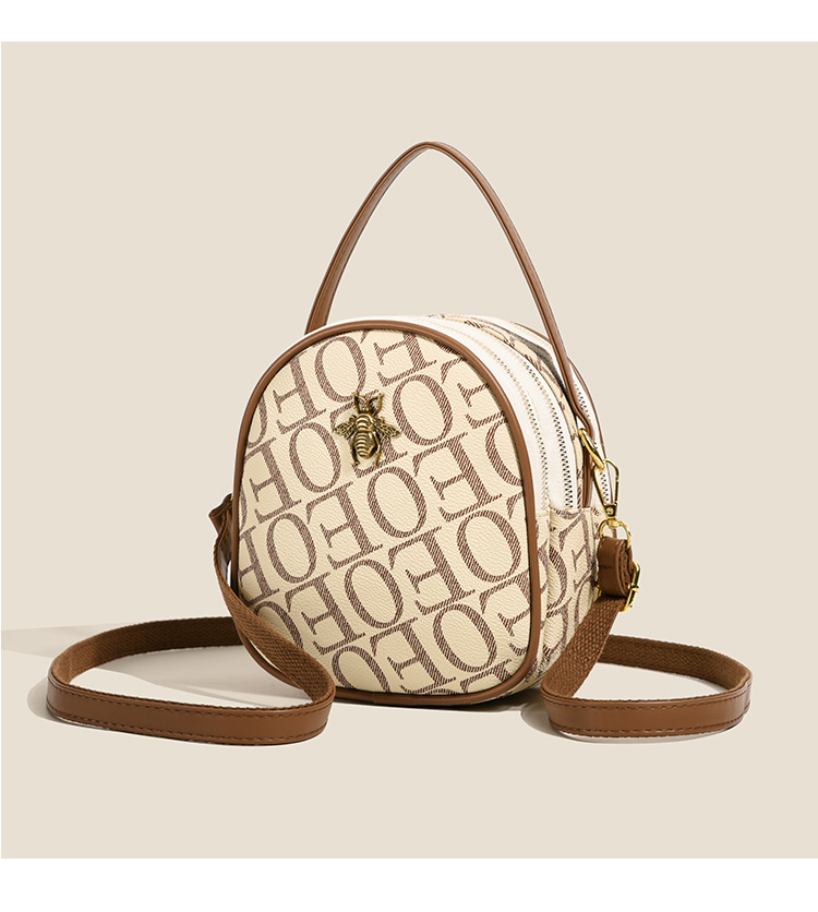 Borsa a tracolla donna moda retro borsa piccola a spalla stampa_voghion.com