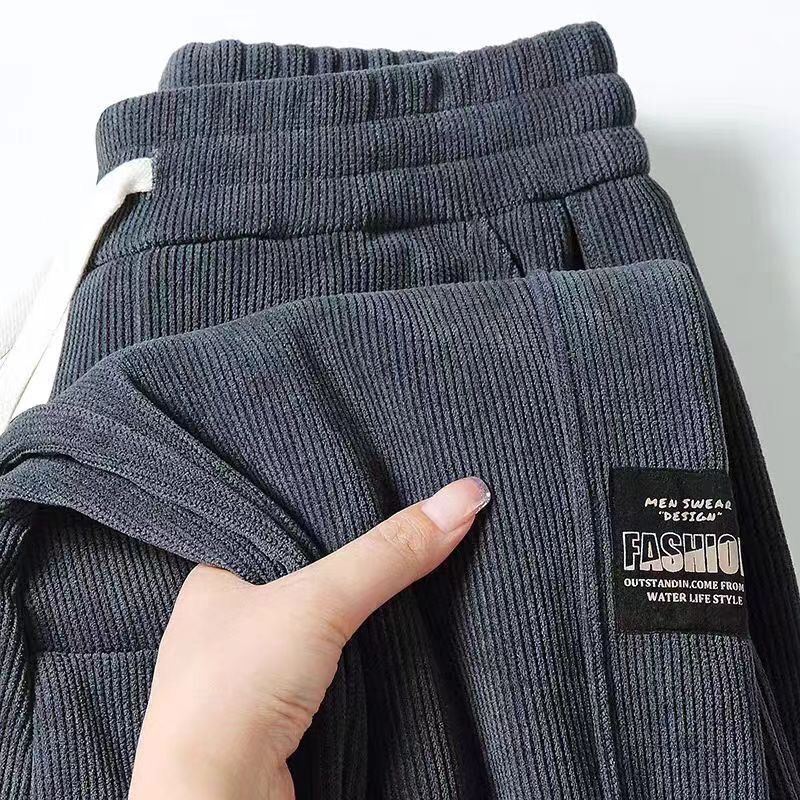 Corduroy Casual Pants Men's Pants fleece-lined Thickened Winter Pants Sweatpants Spring and Autumn Men's Fleece Sports Pants Trendy Corduroy Casual Pants Men's Pants fleece-lined Thickened Winter Pants Sweatpants Spring and Autumn Men's Fleece Sports Pants Trendy