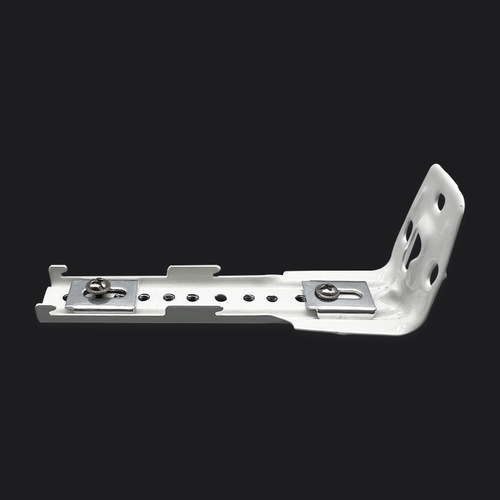 Hardware for installing curtain rod accessories, European style curtain rod brackets, straight and curved tracks, top, side, and wall installation codes