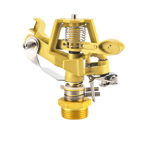 Zinc alloy rocker nozzle rotating lawn greening 360 degrees garden irrigation sprinkler watering flower field tool agricultural use
