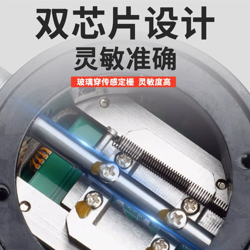 Оригинальная электронная индикаторная линейка Guanglu, шкала 1000 точек, диапазон 10–6.5 мм, 12.7 мм, точность 0.001 мм