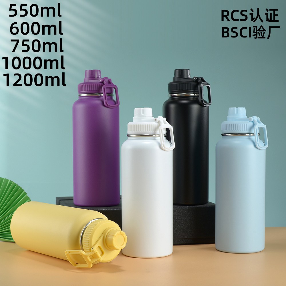 Transfronterizo 304 acero inoxidable de gran capacidad taza espacial deportiva al aire libre ciclismo taza de calor portátil bebida directa mano al por mayor
