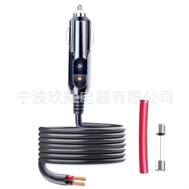 自動車シガレットプラグ変換電源コード延長線反駁配線ヘッド車載12v24v汎用大電力|undefined