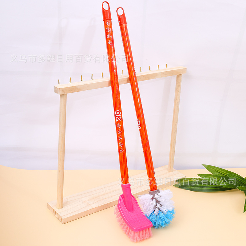 Fangyuan Head Toilet Brush Household Long Rod Cleaning Toilet Toilet Brush Wall-Mounted Urinals No Dead Angle Cleaning Brush