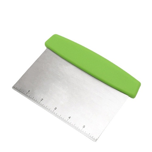 烘焙工具不锈钢切面刀刮面板塑料柄面团切刀粉台刮刀