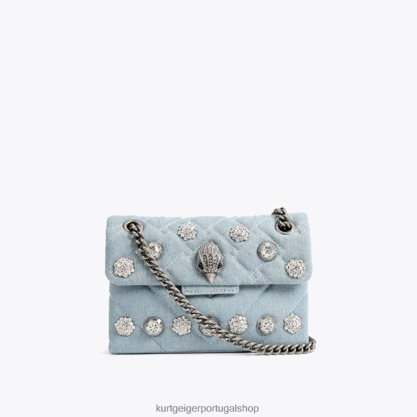 Kurt Geiger qartal başlı çanta, çəhrayı, zəncirli çiyin çantası