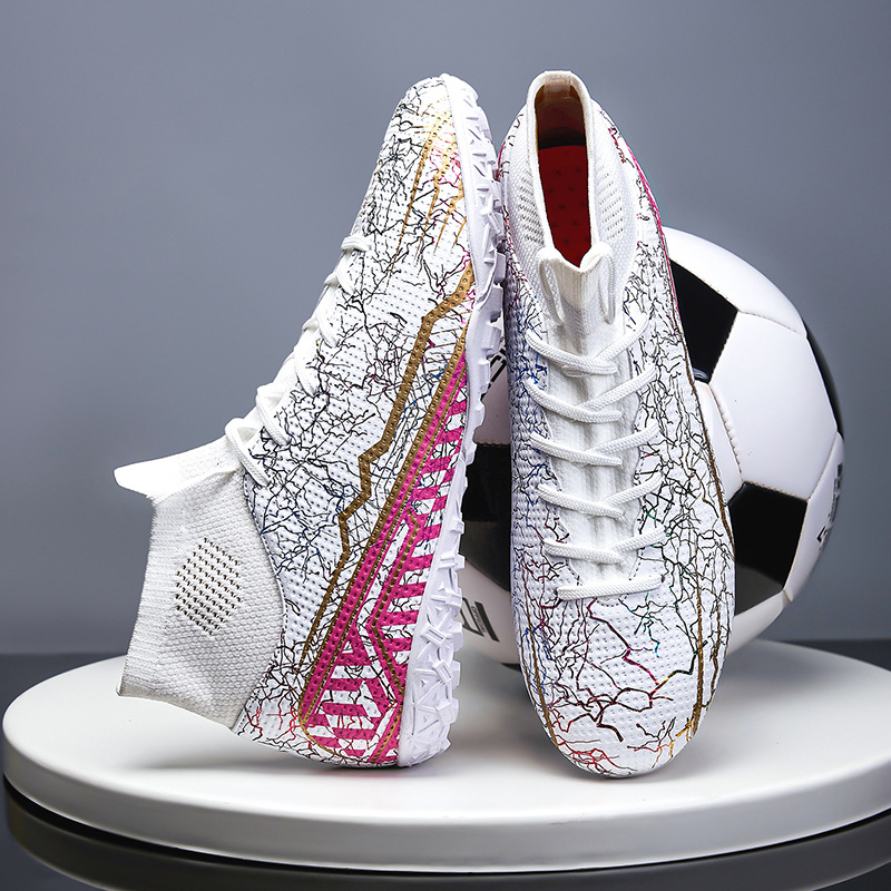 ShoeGlobe Cross-Border Mandarin Duck Football Men's Broken AG Long Nails Youth Children's Sports Boys' Elementary School Training_voghion.com