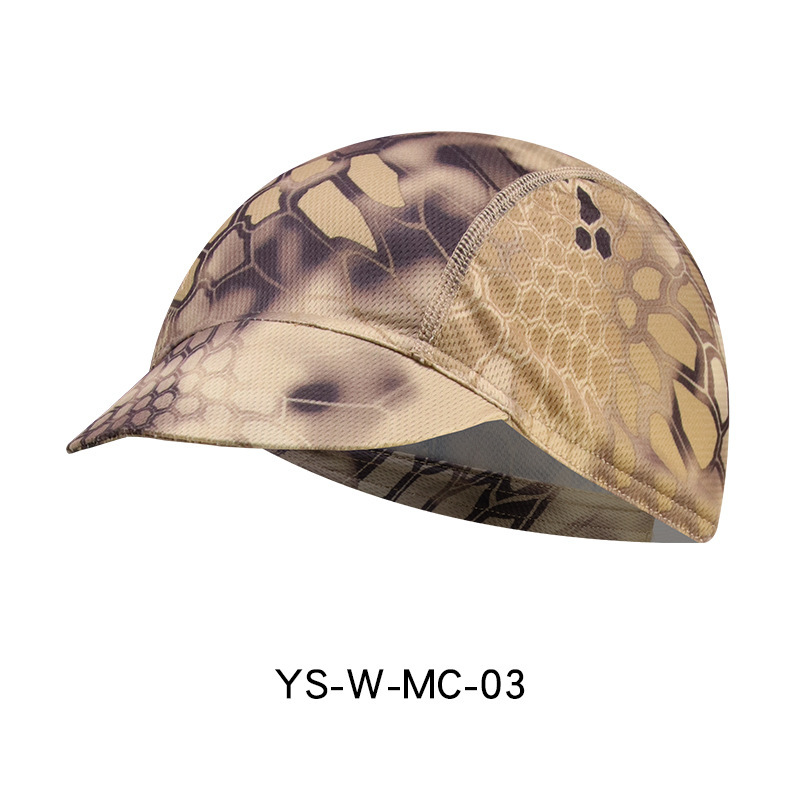 Cubierta de tapa de equitación transfronteriza Tapa de protección solar transpirable gorra deportiva poliéster absorbente de sudor sombrero para el sol cubierta de la bicicleta tapa del pañuelo