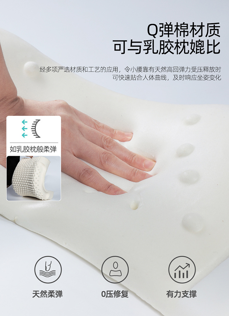 Ergonomic Car Lumbar Pillow Amazon All-Season Driving Support Lumbar Pillow Creative Waist Pillow
