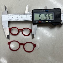 大红眼镜框 可爱古早眼镜框 Kitty猫牛仔发圈眼镜框 眼镜框颜色多