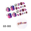 Summer leg stickers, nail stickers, Japanese fake nails for manicure, 22 years