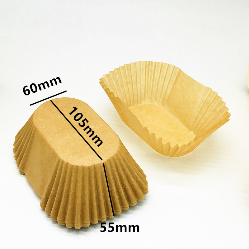 Caja de madera para hornear Molde para pan tostado de madera resistente al horno Molde para hornear Bizcocho mediano Molde de madera para pastel de papel natural