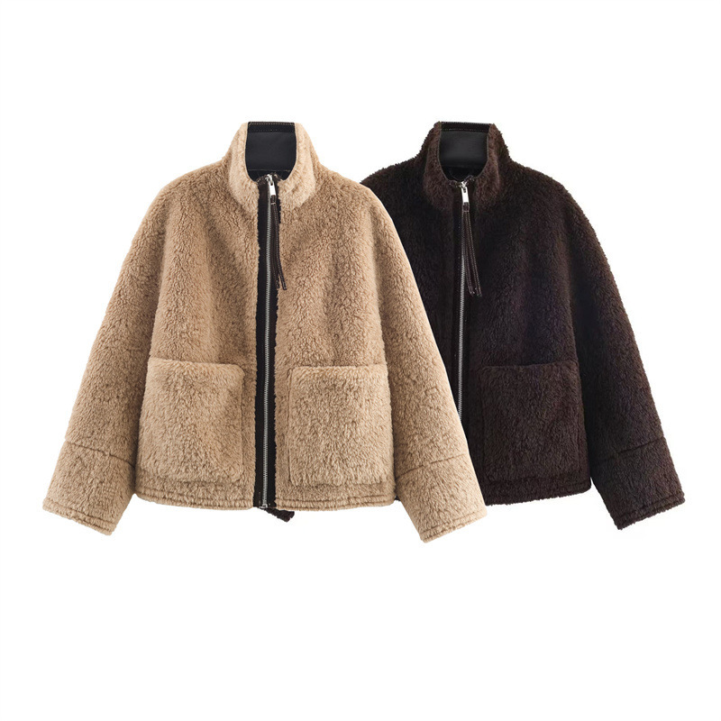 Foreign Trade Wholesale Foreign Trade Wholesale European and American Style Women's Clothing French Fur One-Piece Double-Sided Jacket 3548242 Foreign Trade Wholesale Foreign Trade Wholesale European and American Style Women's Clothing French Fur One-Piece Double-Sided Jacket 3548242