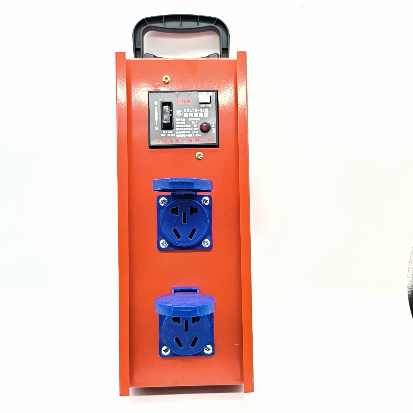 Temporary power box with multiple specifications and models for construction site leakage protection