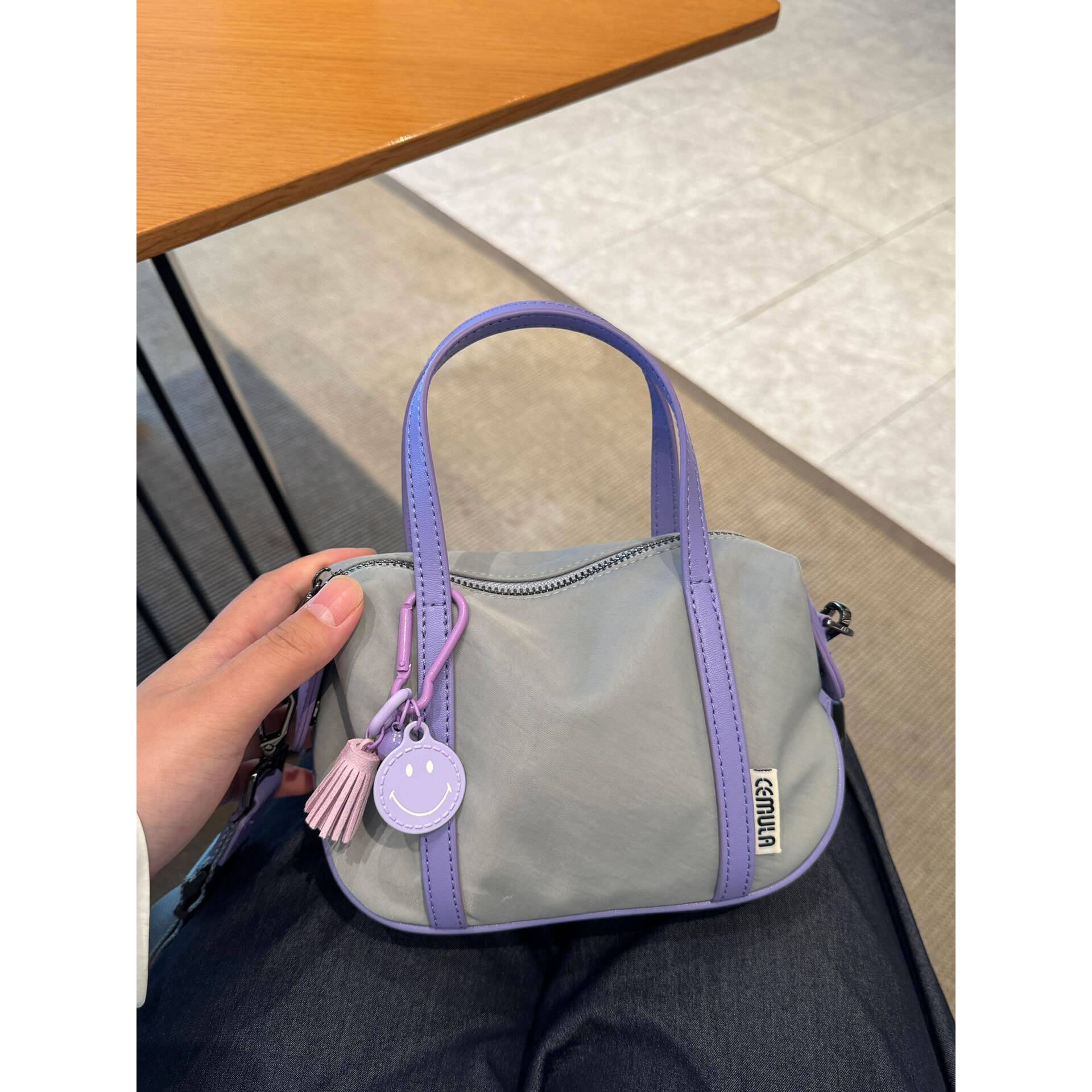 Korean Style Composite Oxford Nylon Canvas Bag For Women 2025 New Small Tote Bag Commuter Crossbody Shoulder Dumpling Bag