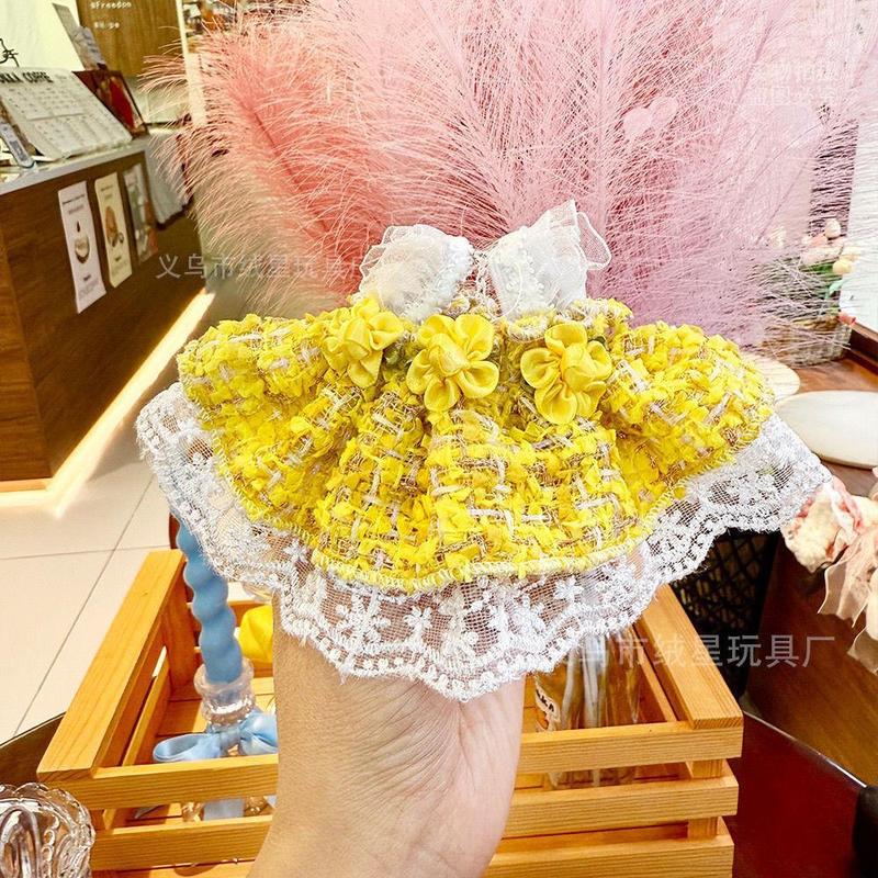 新款娃衣蕾丝蓬蓬裙公主裙棉花娃衣服小香风创意宫廷风18-23cm|undefined