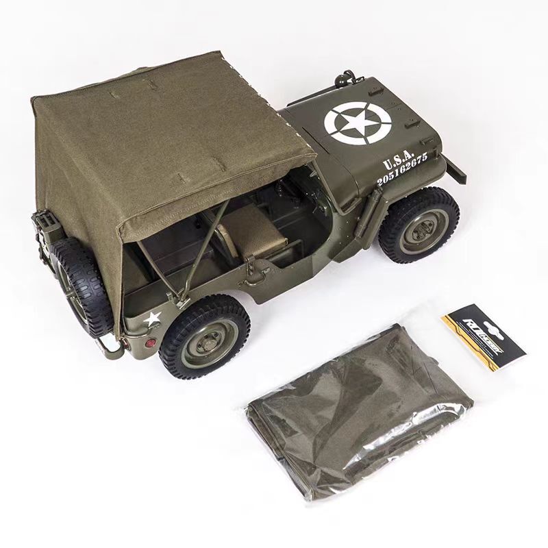 FMS車モデル1:12ウィリスWillysリモコン自動車オフロード電動RC登山車シミュレーションモデル装飾品|undefined
