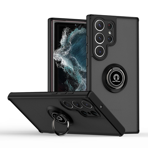 Applicable for Samsung S24 Ultra phone case, Qiyi Ring New Samsung S23FE anti-drop protective cover