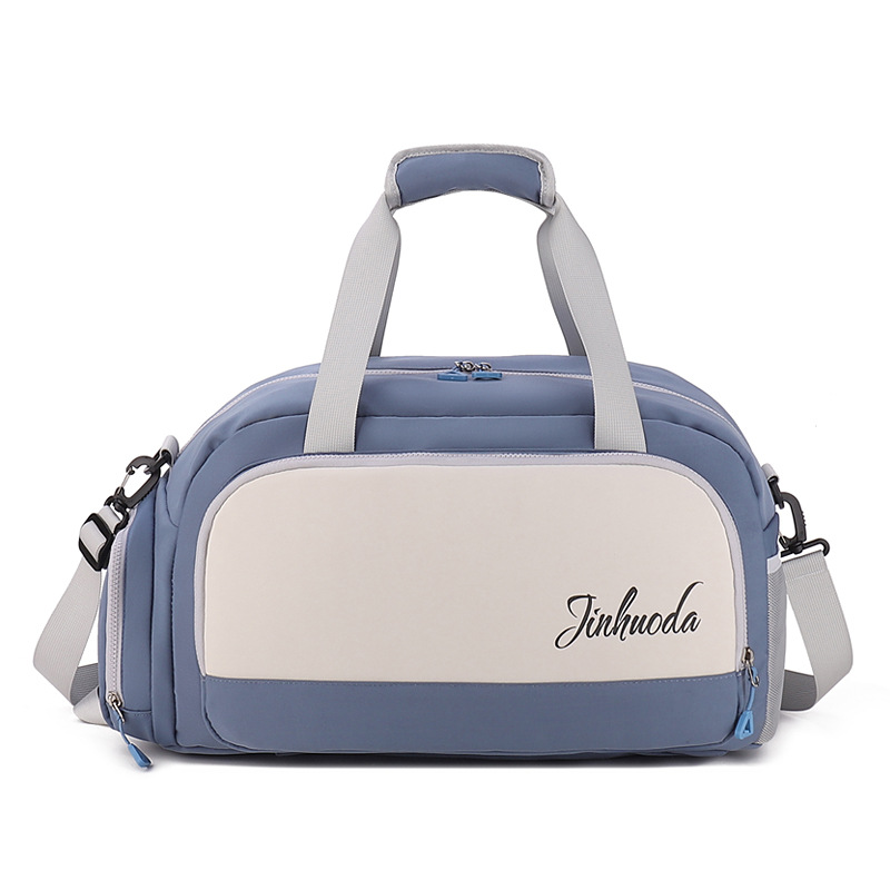 Nueva bolsa de viaje de gran capacidad que se puede llevar en la espalda o sacar, bolsa de equipaje cruzada portátil para ropa que se puede anexar a una mochila con ruedas.