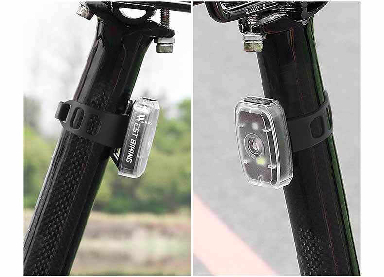 Title 17, West Rider Lanterna Traseira Bicicleta Duas Cor...