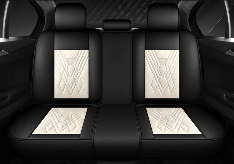 New Foreign Trade Model, All-Season Universal Split-Type Full Leather Breathable and Wear-Resistant Universal Five-Seater Car Seat Cushion and Seat Cover