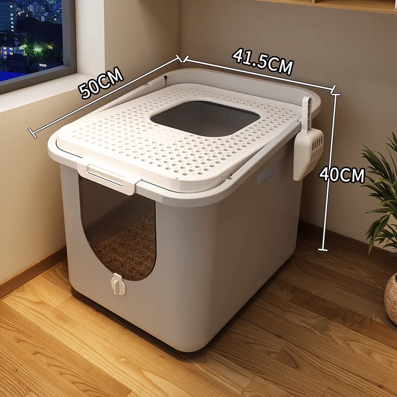 회색 [전면 및 상단 출구] 모래 방지