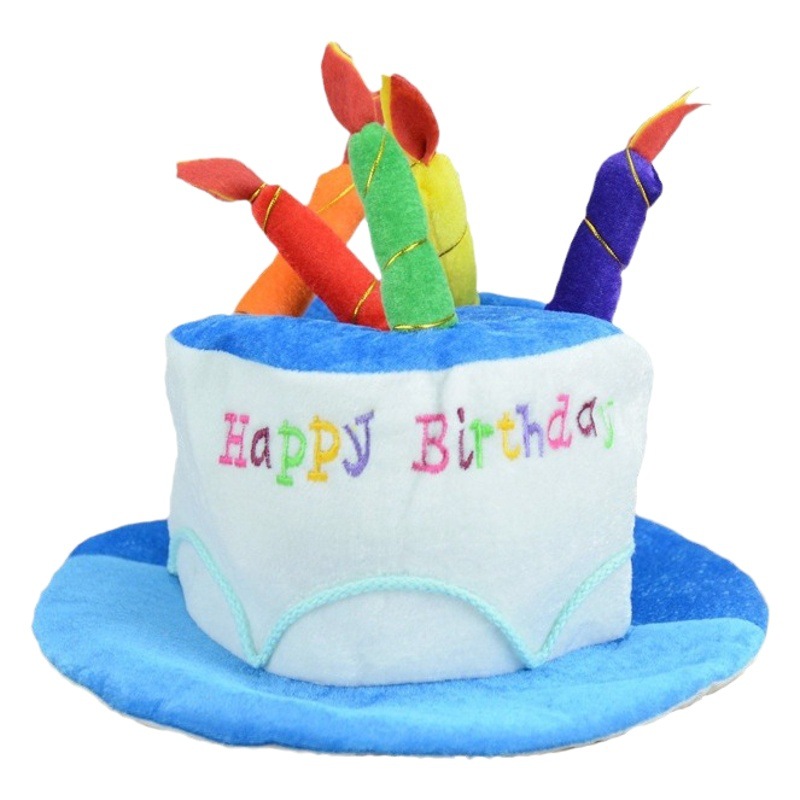 Birthday cake cap performance Party cap masquerade supplies birthday party adult birthday hat