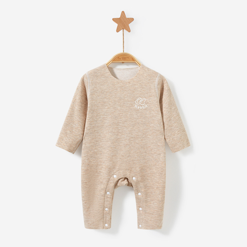 Bebé mono Primavera, Otoño e Invierno recién nacido polar forrado bottoming pijamas calientes niños y niñas otoño mameluco ropa de bebé