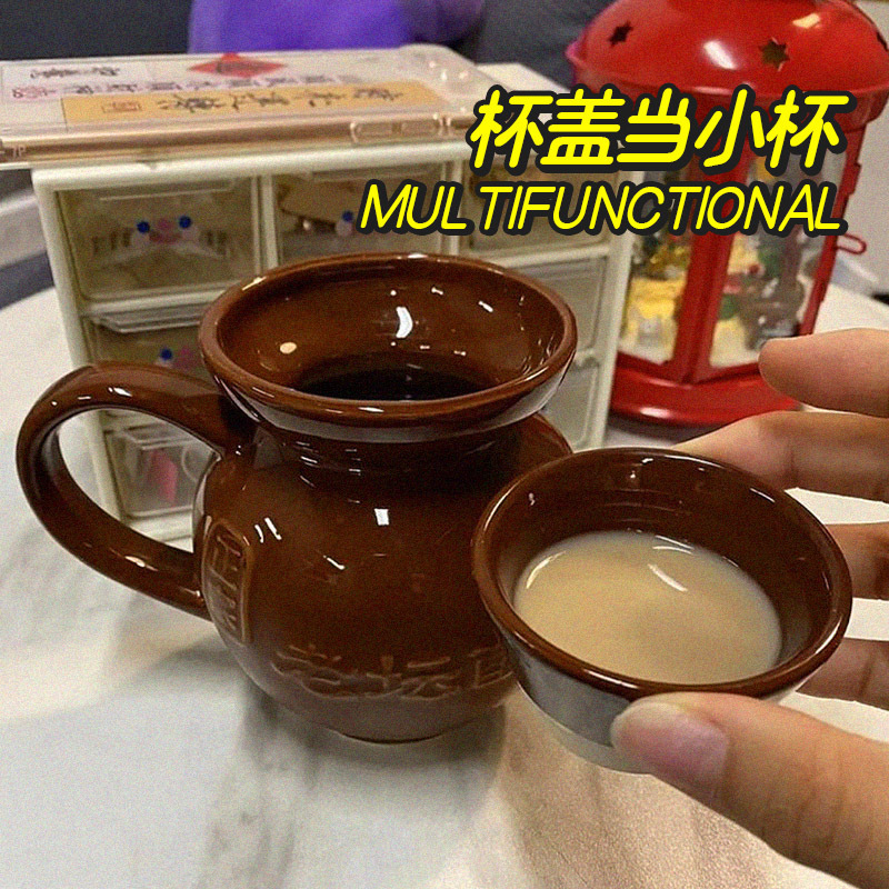 Taza de chucurrido para el regalo de cumpleaños del marido, chico para el novio, chica, gracia, escultura de arena creativa extraña