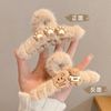 Elegant plush hair accessory, hairgrip, big crab pin, advanced shark, hairpins, french style, high-quality style, wholesale