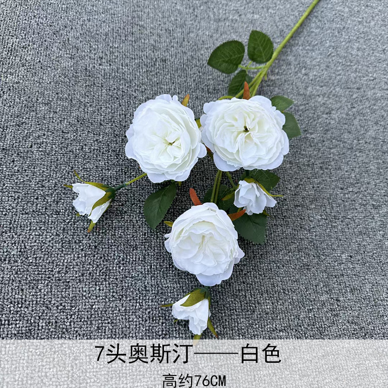 Artificial Rosa sola franela Rosa flor artificial boda decoración del hotel decoración del hogar arreglo de flores flor artificial Rose