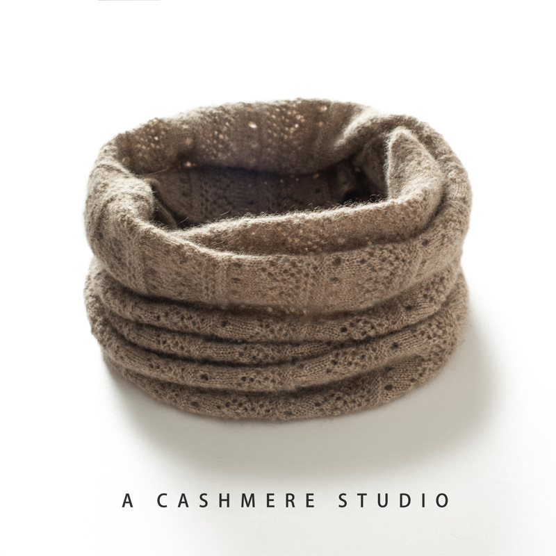 Lakasa cashmere neck warmer, unisex, suitable for autumn and winter, versatile and warm, knitted faux collar neck protector