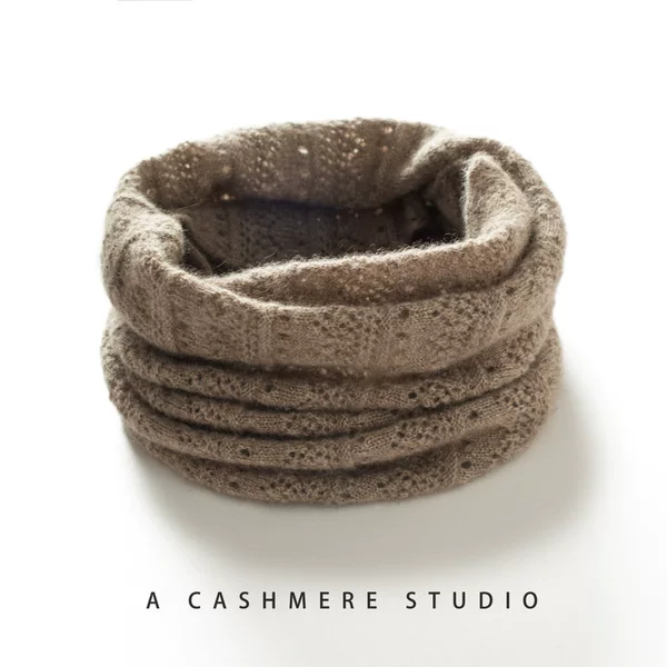 Lakasa cashmere neck warmer, unisex, suitable for autumn and winter, versatile and warm, knitted faux collar neck protector