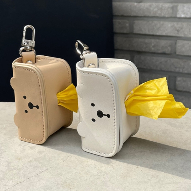 スポット革ペットバッグ収納バッグ携帯式ペットゴミ袋ディスペンサー犬糞袋収納袋|undefined