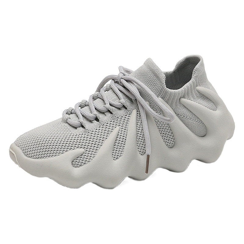 Octopus zapatos de mujer zapatos de otoño 2024 nuevo vuelo tejido neto rojo femenino estudiante moda todo fósforo malla calcetines Zapatos