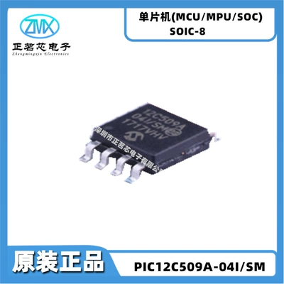 Elektron komponentlər: integrated circuit PIC12F series - pic12c509a-04ism