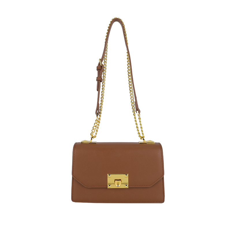 Bolsos para mujer 2025 nueva moda transfronteriza exquisita cadena de un solo hombro bolso cuadrado pequeño de lujo ligero de alta gama