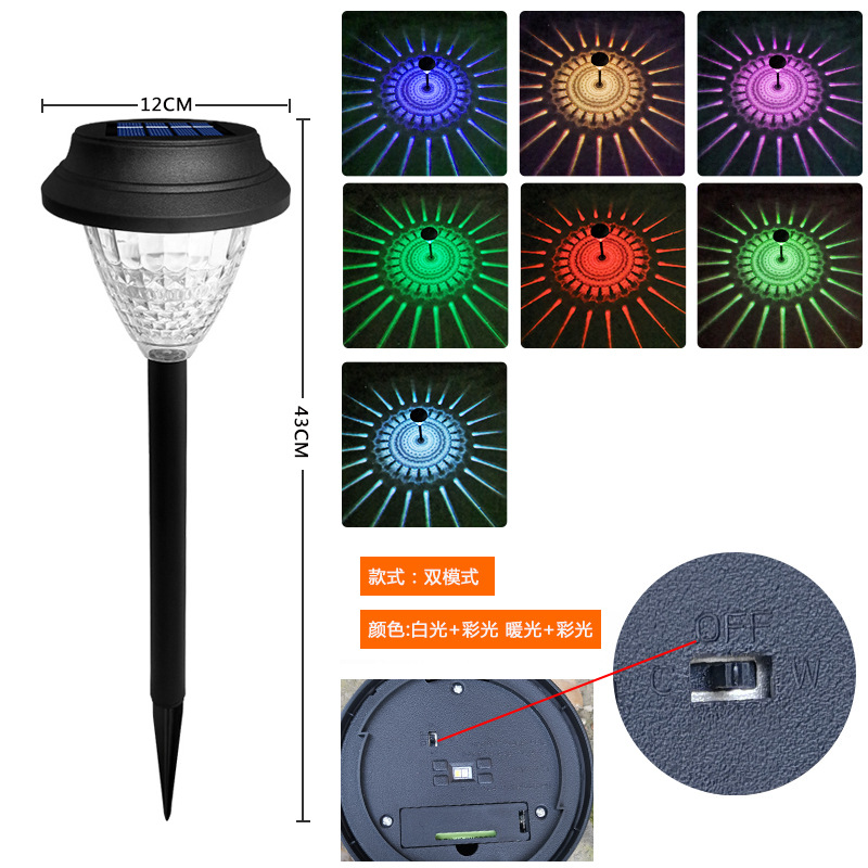 Luz solar y sombra lámpara plana al aire libre impermeable patio jardín Villa balcón decoración atmósfera Diseño plug-in lámpara