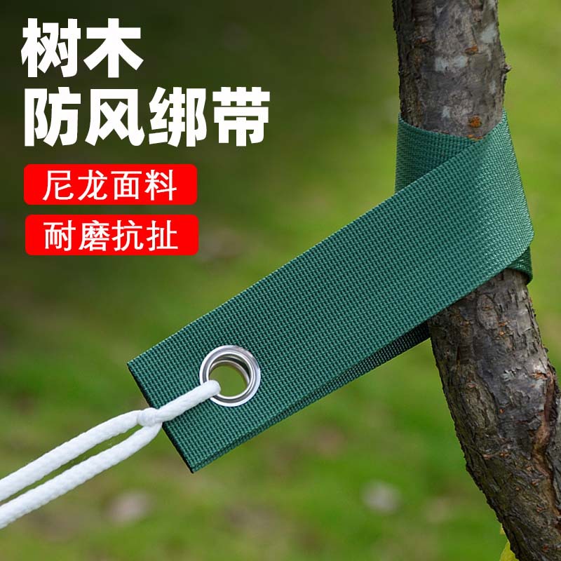 树木防风绑带树带苗木防风防倒伏定型固定支撑加固植物地钉绳子