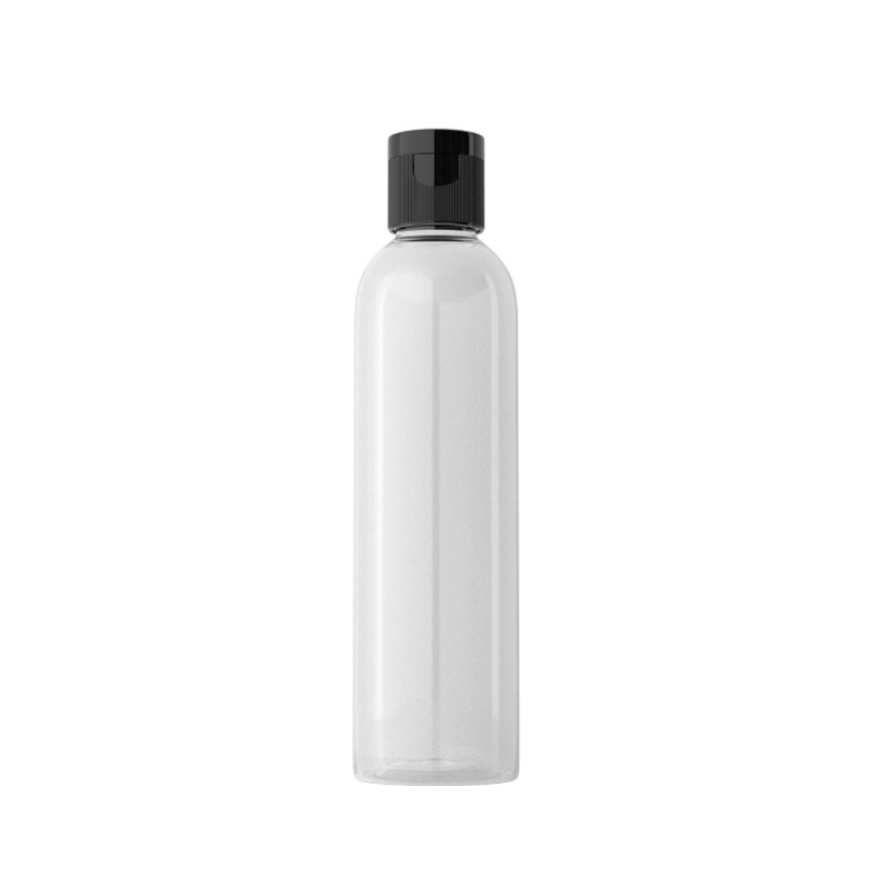 150ml de hombro redondo tapa de la botella de tapa botella cosmética botella de mariposa botella de plástico para mascotas botella de rocío puro sub-botella