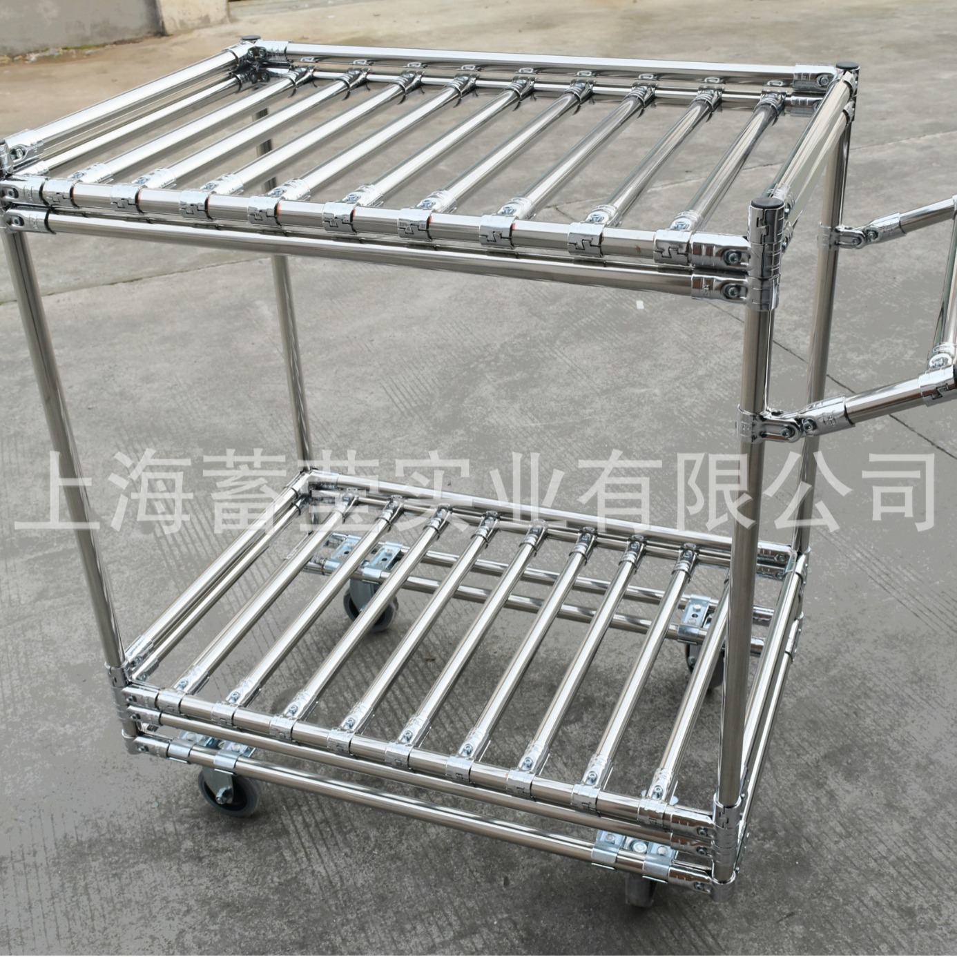 厂家供应  第二代  不锈钢线棒  精益管物流推车