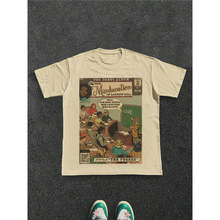 B 91345 Graphic plus size men's tee ͼ��ӡ��������ʿ T ��