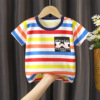 Children's cotton T-shirt, long-sleeve, shirt, top, summer clothing, 0-7 years