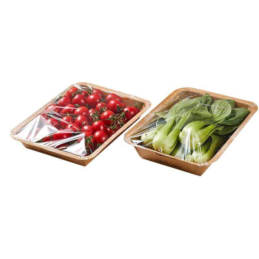 Одноразовые Фрукты Дисплей лоток супермаркет Овощной свежего мяса упаковочная коробка кондиционер упаковочная коробка паста бумажная тарелка