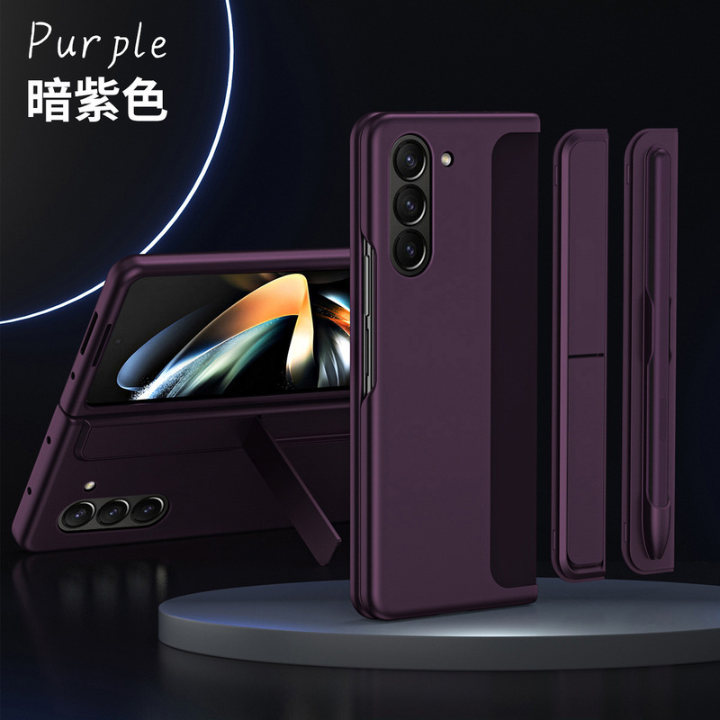 Samsung Fold7 携帯電話ケース、折りたたみスクリーン ペン スロット、目に見えないブラケット、2-in-1 Fold6 ペン スロット保護カバーに適しています。|undefined