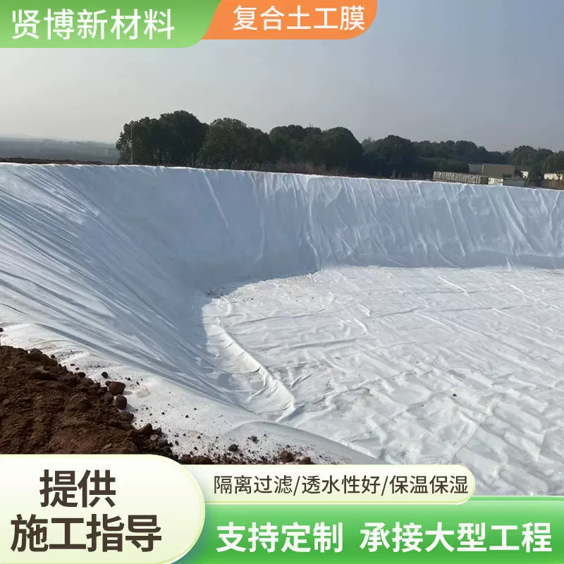 复合土工膜尾矿库沼气池大型水库水利工程两布一膜复合土工膜