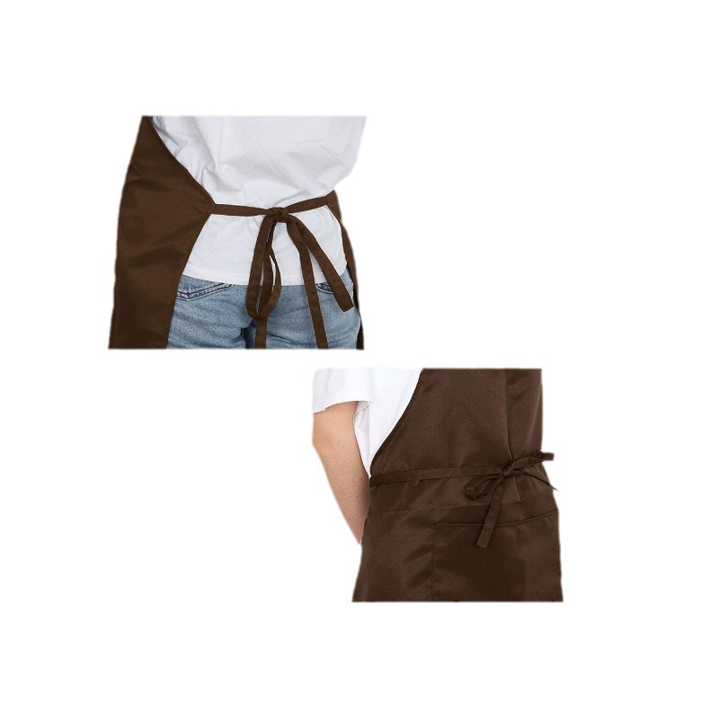 Amazon delantal transfronterizo delantal de cocina cafetería barbacoa floral ropa de trabajo Halter delantal logotipo personalizado