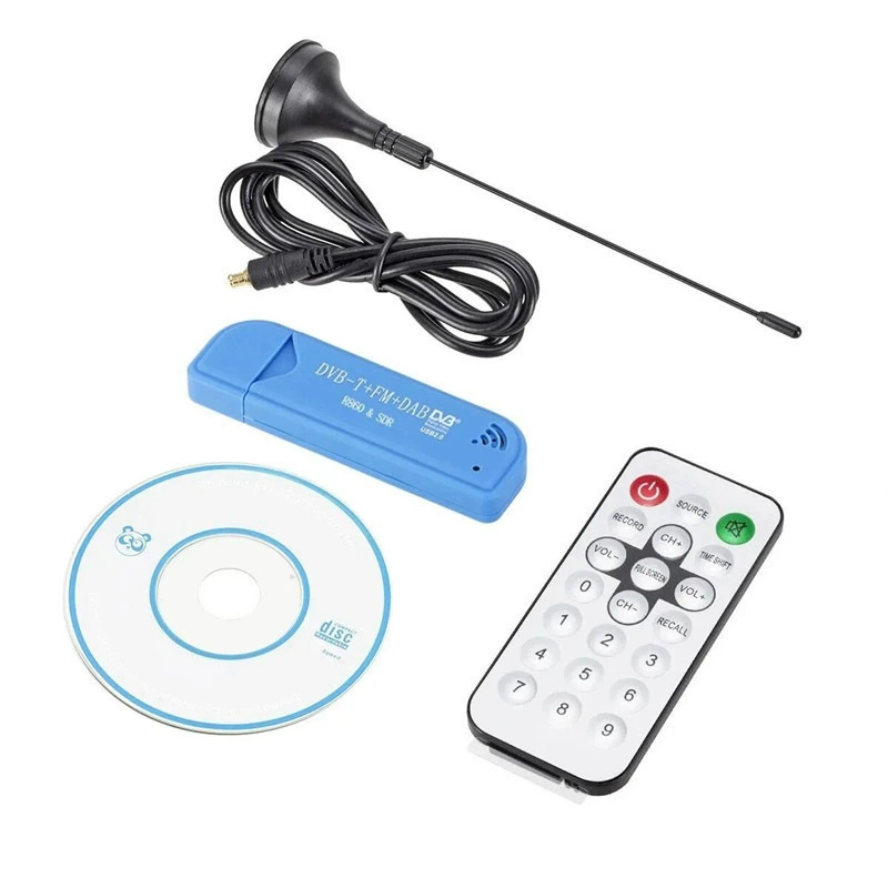 USB 2.0 цифровой DAB+ DVB-T + SDR донгл T2/C/FM конвертер